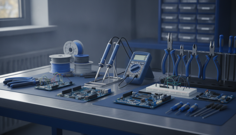 découvrez la liste complète d'outils et matériels indispensables pour les passionnés d'électronique sur mon-club-elec. qualité, conseils et choix variés pour tous vos projets électroniques.